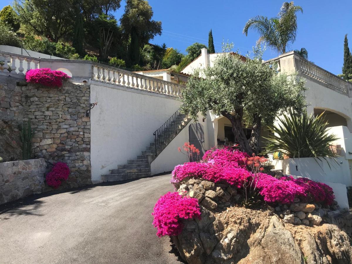 3 Bedrooms Villa near Cannes - Pool&Jacuzzi - Sea View Mandelieu Esterno foto