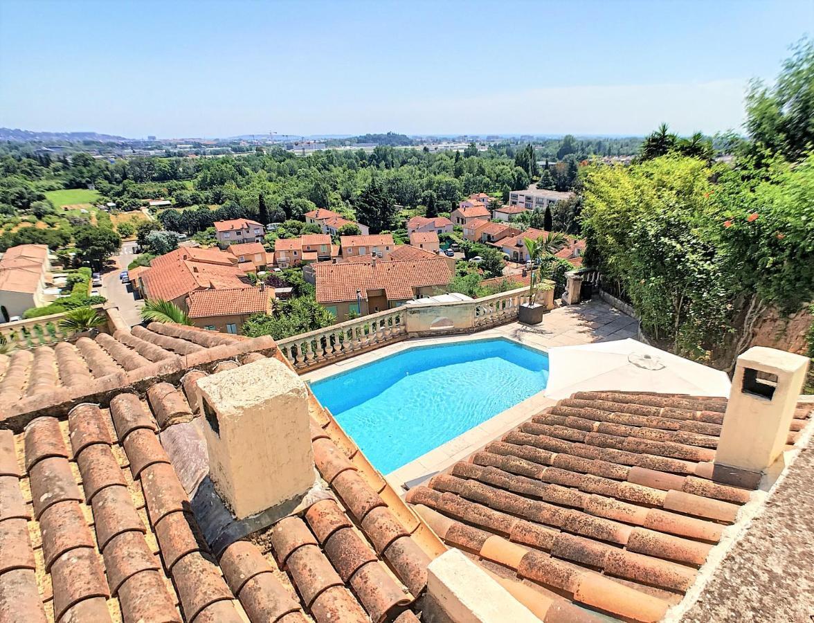 3 Bedrooms Villa near Cannes - Pool&Jacuzzi - Sea View Mandelieu Esterno foto