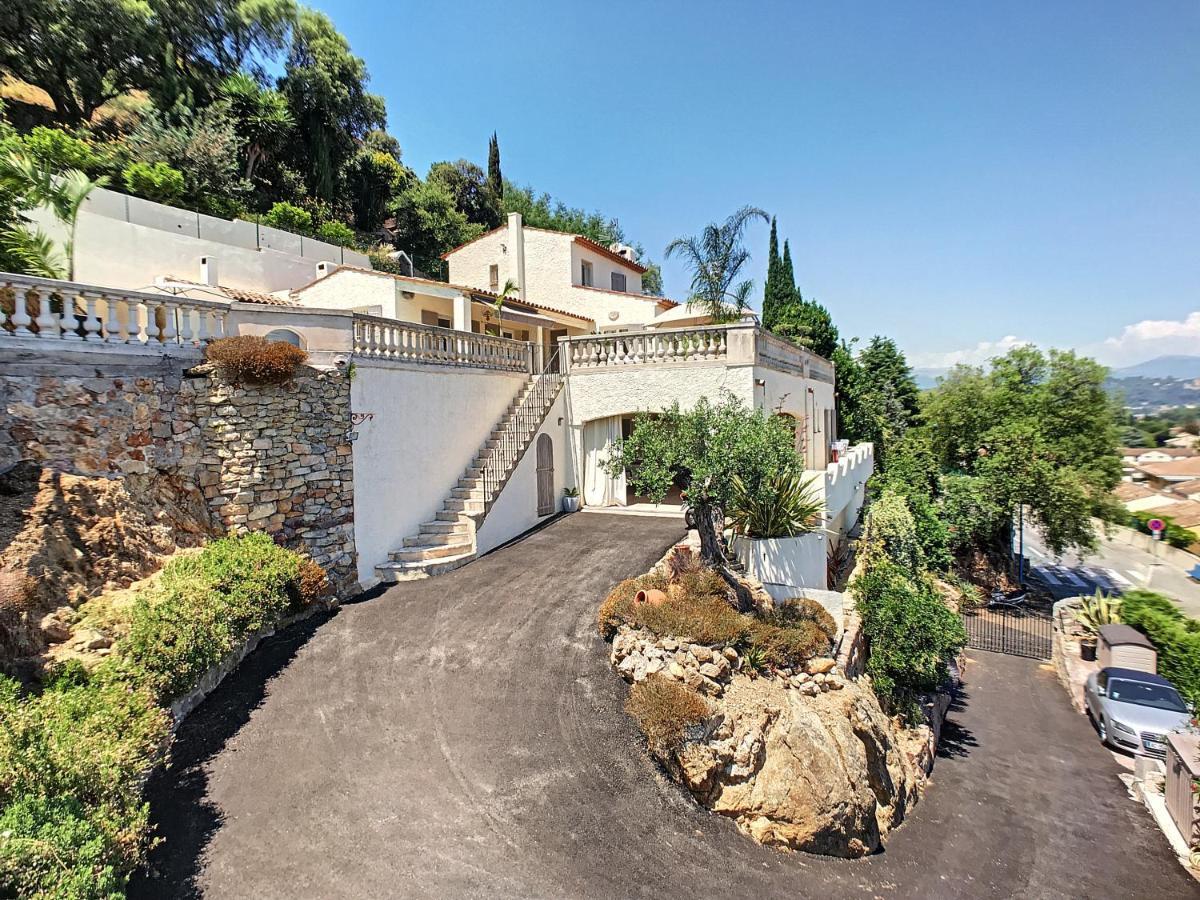 3 Bedrooms Villa near Cannes - Pool&Jacuzzi - Sea View Mandelieu Esterno foto